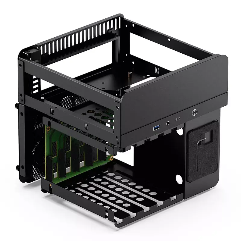 Κουτί PC Jonsbo N2 Cube μαύρο