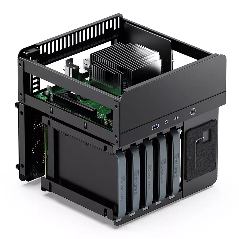 Κουτί PC Jonsbo N2 Cube μαύρο