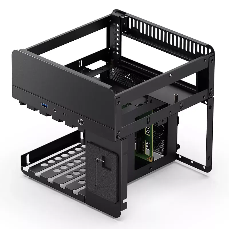 Κουτί PC Jonsbo N2 Cube μαύρο