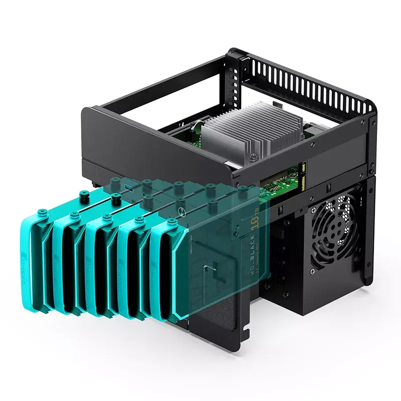 Κουτί PC Jonsbo N2 Cube μαύρο