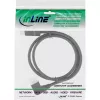 InLine καλώδιο DisplayPort 1.4, 8K4K, αριστερά γωνιακό, μαύρο/χρυσό, 2m