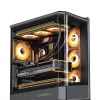 Κουτί υπολογιστή Jonsbo D400 Midi Tower ATX Tempered Glass – μαύρο