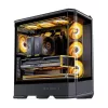Κουτί υπολογιστή Jonsbo D400 Midi Tower ATX Tempered Glass – μαύρο