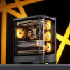 Κουτί υπολογιστή Jonsbo D400 Midi Tower ATX Tempered Glass – μαύρο