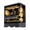 Κουτί υπολογιστή Jonsbo D400 Midi Tower ATX Tempered Glass – μαύρο