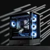 Κουτί υπολογιστή Jonsbo D400 Midi Tower ATX Tempered Glass – μαύρο