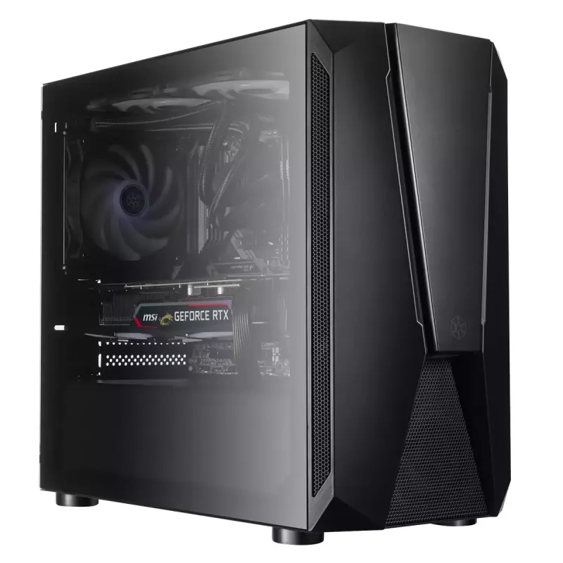 Κουτί PC Silverstone FARA V1M PRO Tower μαύρο