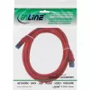 InLine Καλώδιο Patch S/FTP PiMF Cat.6A halogen free 500MHz κόκκινο 2m