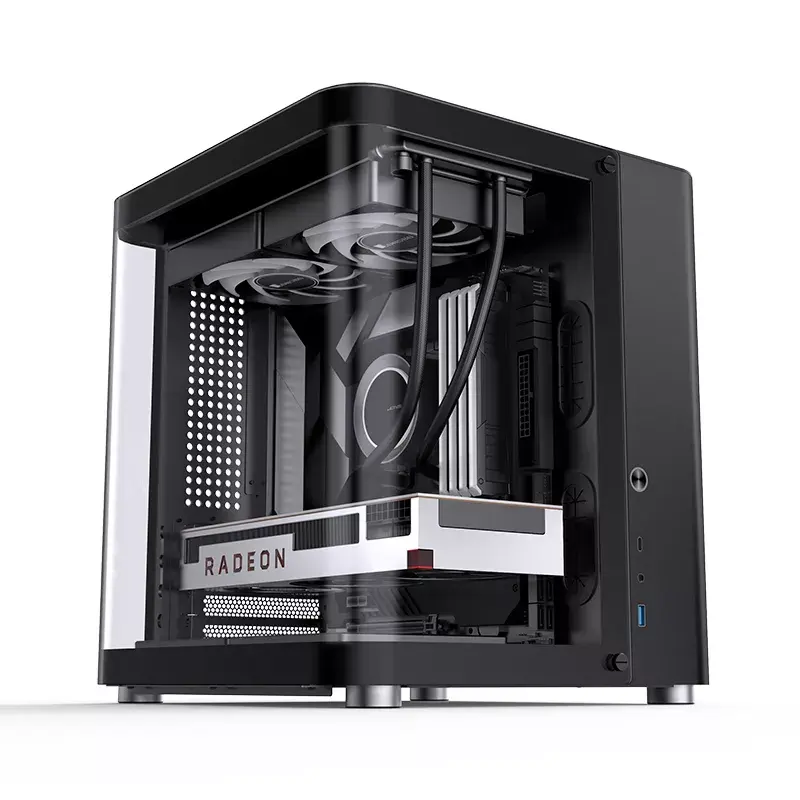 Κουτί υπολογιστή Jonsbo TK-1 2.0 Mini Tower Μαύρο