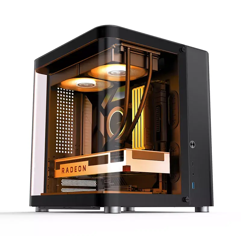 Κουτί υπολογιστή Jonsbo TK-1 2.0 Mini Tower Μαύρο