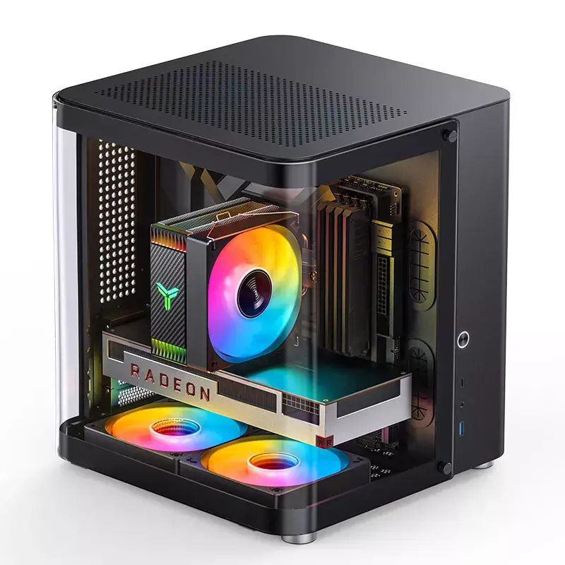 Κουτί υπολογιστή Jonsbo TK-1 2.0 Mini Tower Μαύρο