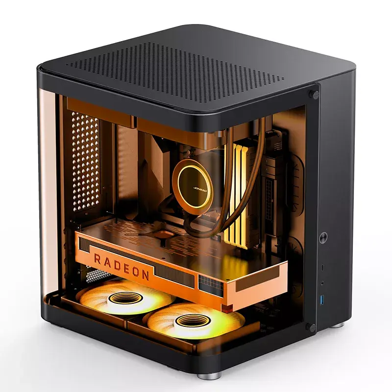 Κουτί υπολογιστή Jonsbo TK-1 2.0 Mini Tower Μαύρο