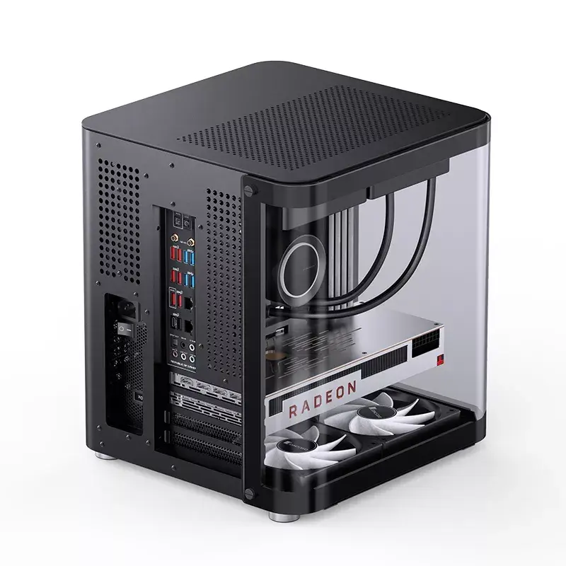 Κουτί υπολογιστή Jonsbo TK-1 2.0 Mini Tower Μαύρο