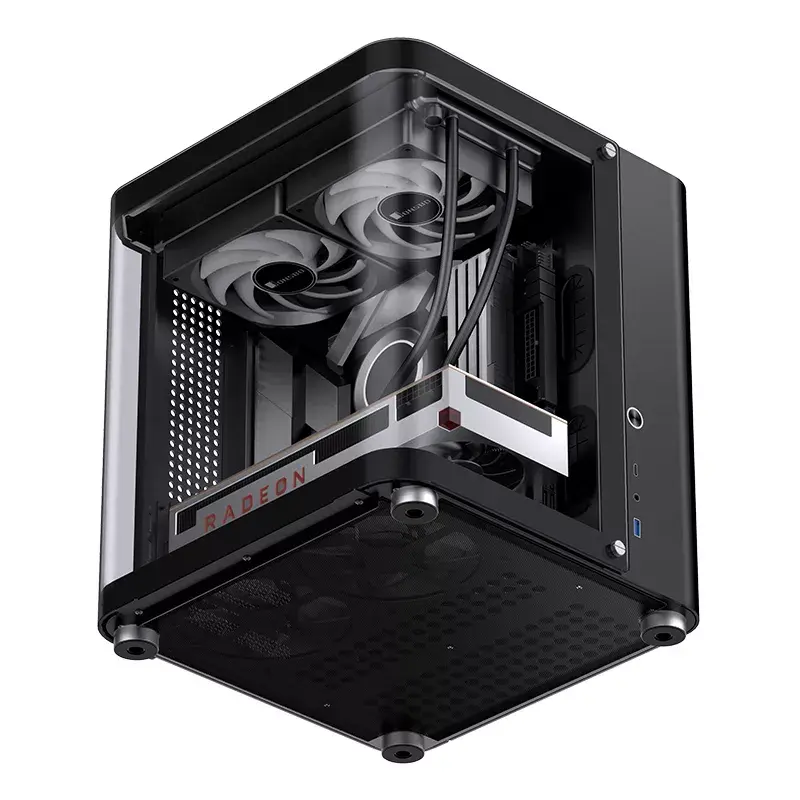 Κουτί υπολογιστή Jonsbo TK-1 2.0 Mini Tower Μαύρο