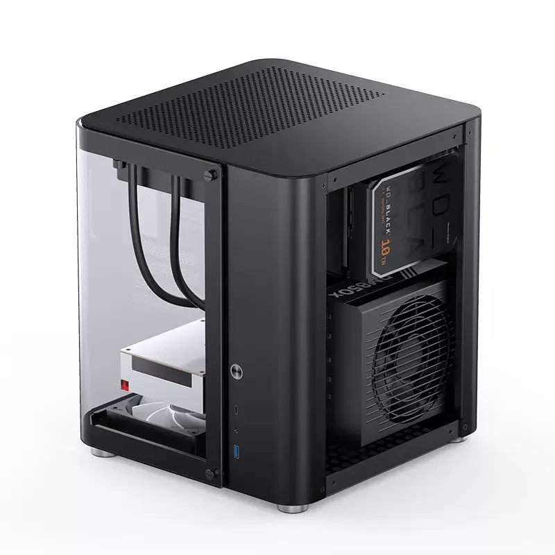 Κουτί υπολογιστή Jonsbo TK-1 2.0 Mini Tower Μαύρο