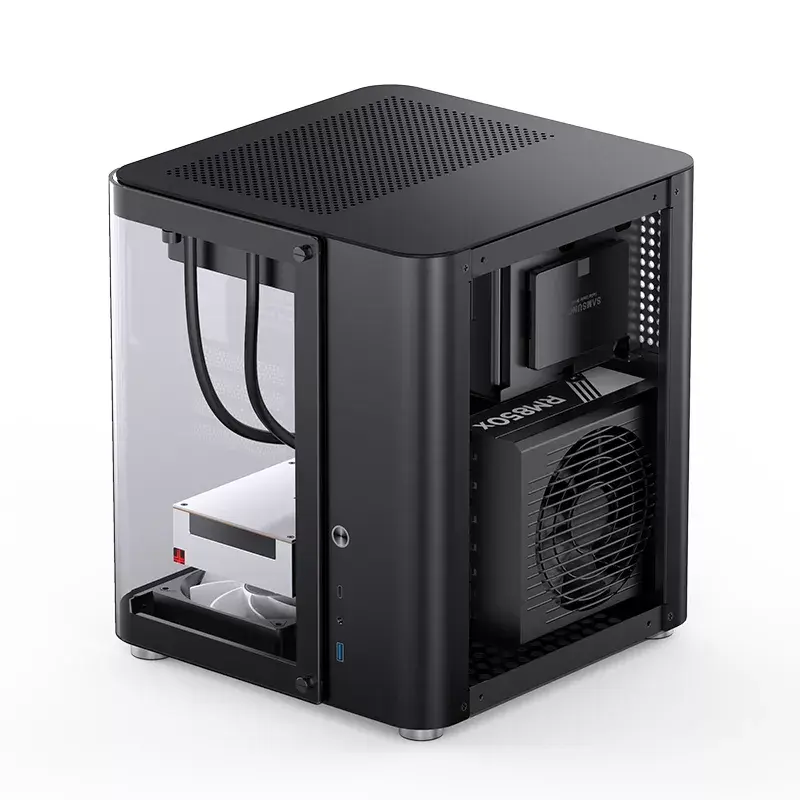Κουτί υπολογιστή Jonsbo TK-1 2.0 Mini Tower Μαύρο