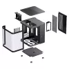 Κουτί υπολογιστή Jonsbo TK-1 2.0 Mini Tower Μαύρο