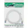 InLine Καλώδιο Patch S/FTP PiMF Cat.6A αλογονούχο 500MHz λευκό 1.5m