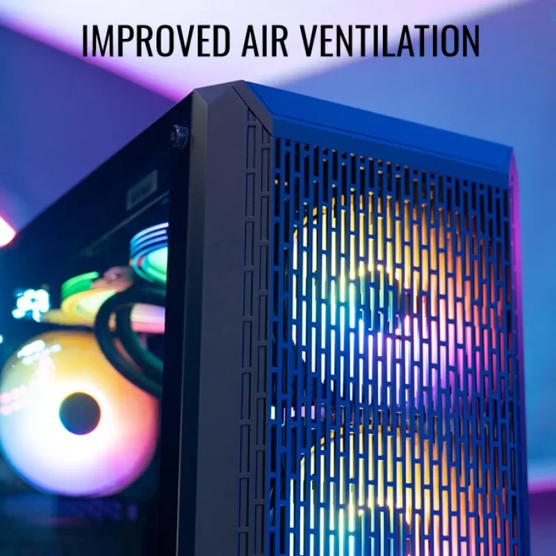 Κουτί υπολογιστή Aerocool Beam-G-BK-V1 Mini Tower Μαύρο