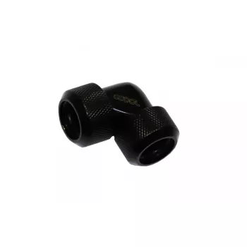 Alphacool Eiszapfen 17446 αντάπτορας γωνίας L 90°, εξωτερική διάμετρος 16 mm σε εξωτερική διάμετρο 16 mm HardTube, Deep Black