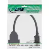 InLine Προσαρμογέας HDMI-DVI HDMI A αρσενικό / DVI θηλυκό 0,2 m