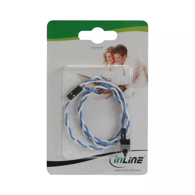 InLine Κουμπί Power Reset με καλώδιο 30cm InLine 26648A