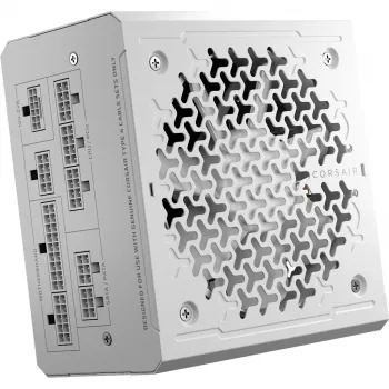 Τροφοδοτικό CORSAIR RMe Series RM1000e — 1000 W, ATX 3.1, 80 PLUS Gold, πλήρως modular, λευκό, ανεμιστήρας 120 mm