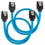 Corsair CC-8900251 Premium Sleeved καλώδιο SATA, 0,3 m, (2 τεμ.), μπλε