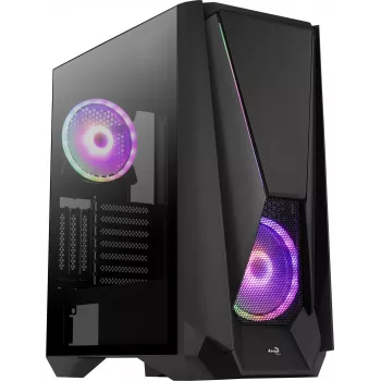 Aerocool Visor Midi Tower Μαύρο