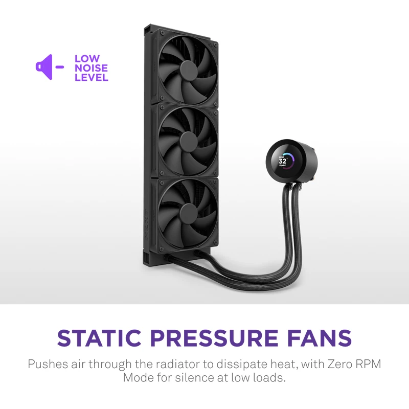 Υδρόψυκτρο All-in-One NZXT Kraken Plus 360 12 cm Μαύρο Fluid Dynamic Bearing