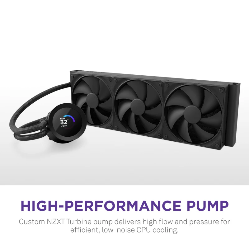 Υδρόψυκτρο All-in-One NZXT Kraken Plus 360 12 cm Μαύρο Fluid Dynamic Bearing