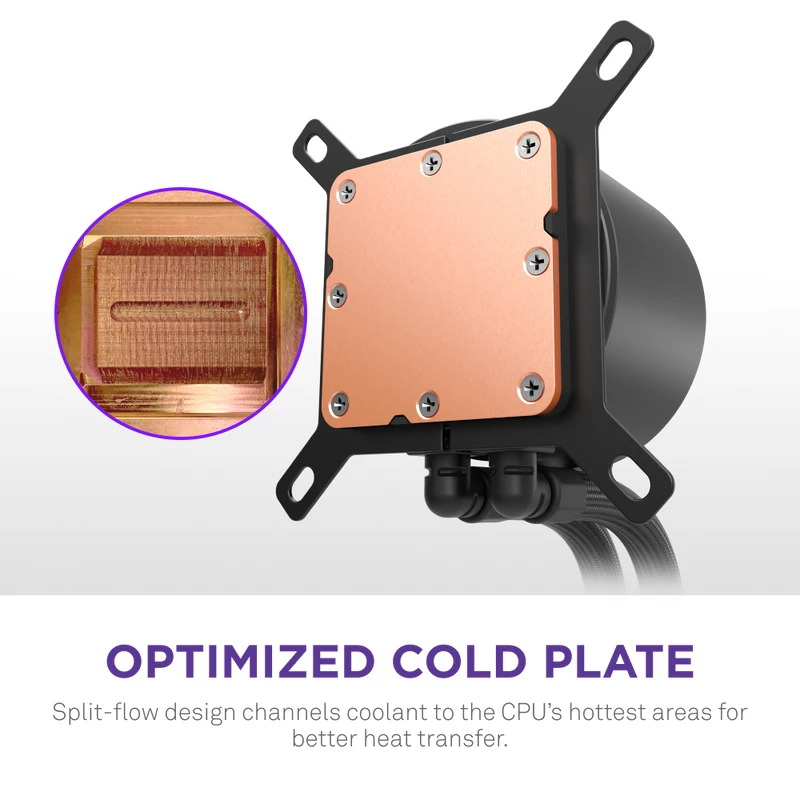 Ψύκτρα CPU NZXT Kraken Plus 240 RGB Μαύρο