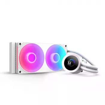 Υδρόψυκτρο CPU All-in-one NZXT Kraken Plus RGB 240 — Ανεμιστήρες 120 mm, ρουλεμάν FDB, λευκό
