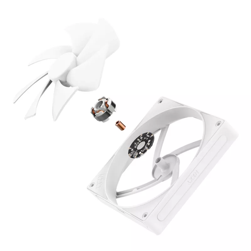 NZXT Ανεμιστήρας Ψύξης F140p 140mm Λευκός Static Pressure