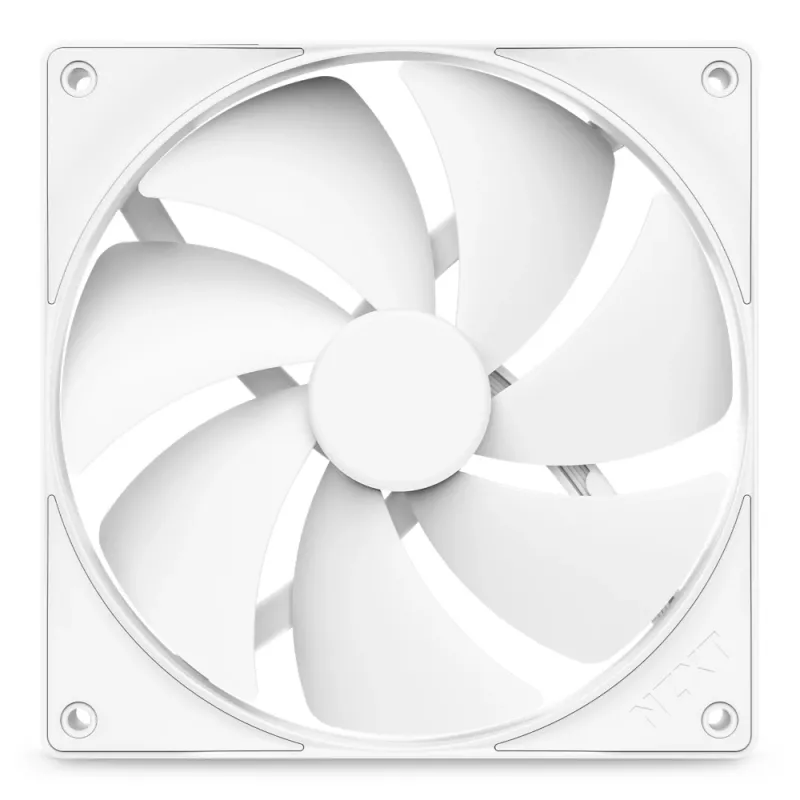 NZXT Ανεμιστήρας Ψύξης F140p 140mm Λευκός Static Pressure