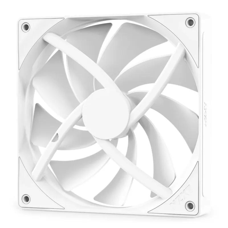 NZXT Ψύκτρα CPU F140Q 140mm Quiet Airflow Pwm Λευκή
