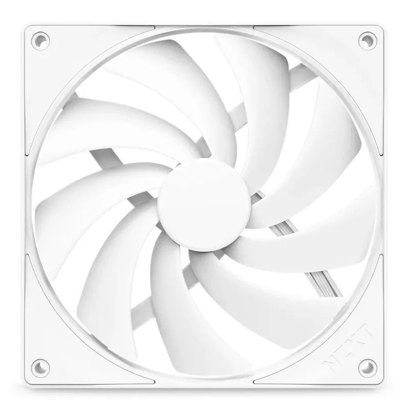 NZXT Ψύκτρα CPU F140Q 140mm Quiet Airflow Pwm Λευκή