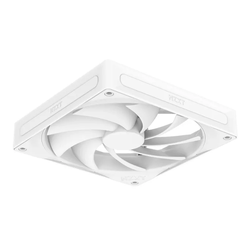 NZXT Ψύκτρα CPU F140Q 140mm Quiet Airflow Pwm Λευκή