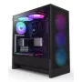 NZXT CPU Chassis H7 Flow 2024 RGB Mid Tower Airflow ATX Μαύρο