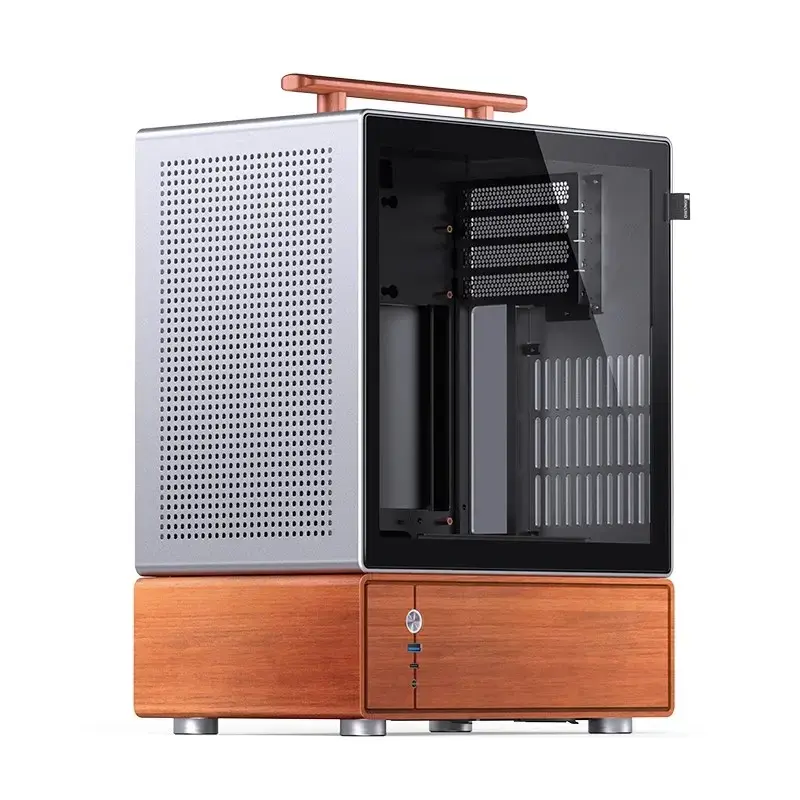 Κουτί PC Jonsbo T7 Midi Tower mATX Tempered Glass Ασημί