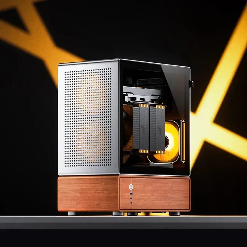 Κουτί PC Jonsbo T7 Midi Tower mATX Tempered Glass Ασημί