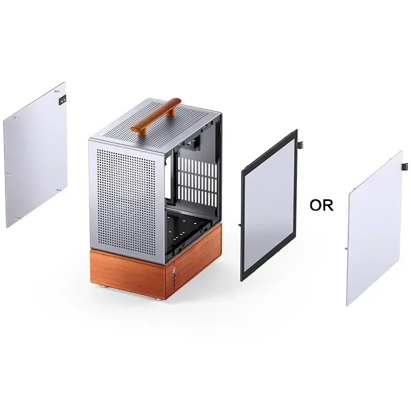 Κουτί PC Jonsbo T7 Midi Tower mATX Tempered Glass Ασημί