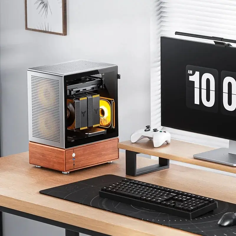 Κουτί PC Jonsbo T7 Midi Tower mATX Tempered Glass Ασημί