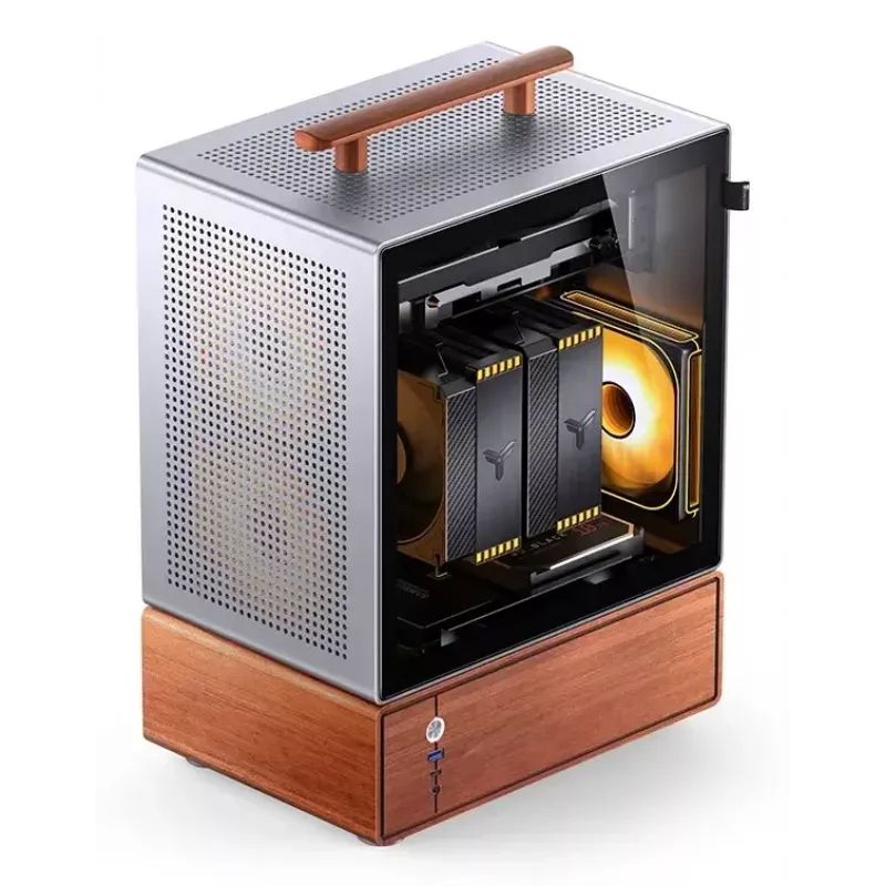 Κουτί PC Jonsbo T7 Midi Tower mATX Tempered Glass Ασημί