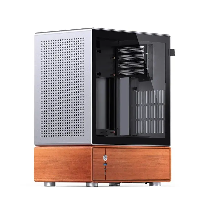 Κουτί PC Jonsbo T7 Midi Tower mATX Tempered Glass Ασημί