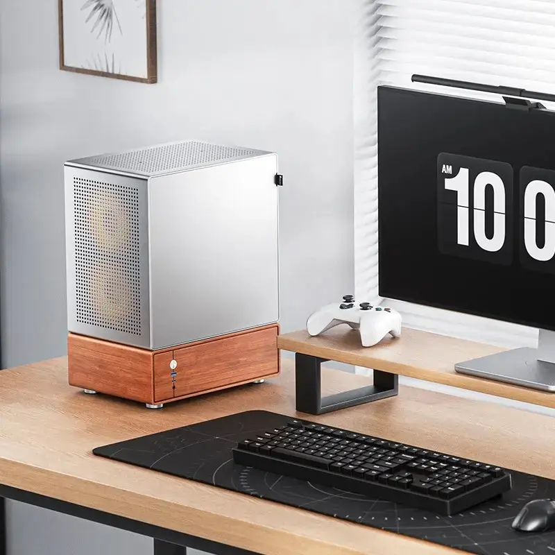 Κουτί PC Jonsbo T7 Midi Tower mATX Tempered Glass Ασημί