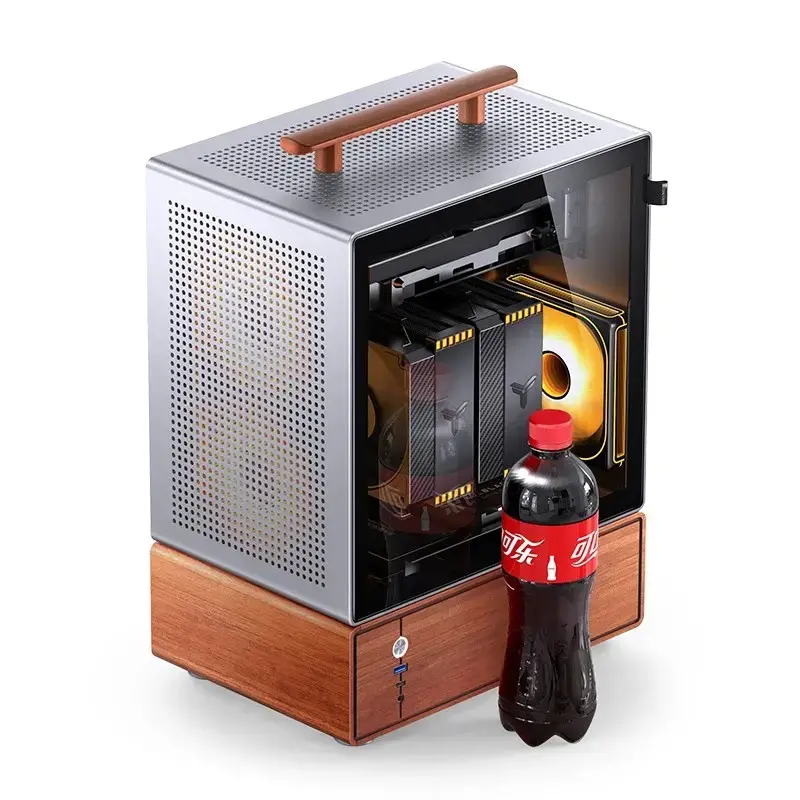 Κουτί PC Jonsbo T7 Midi Tower mATX Tempered Glass Ασημί