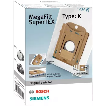 Εξάρτημα ηλεκτρικής σκούπας Bosch BBZ41FK — 4 σακούλες σκόνης + 1 φίλτρο, συμβατό σετ ανταλλακτικών