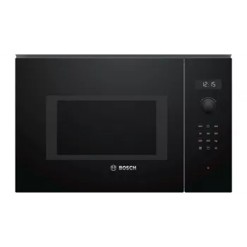 Bosch Serie 6 BEL554MB0 Φούρνος μικροκυμάτων μαύρος, ανοξείδωτος χάλυβας συνδυαστικός φούρνος μικροκυμάτων εντοιχιζόμενος 25 L 900 W