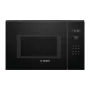 Bosch Serie 6 BEL554MB0 Φούρνος μικροκυμάτων μαύρος, ανοξείδωτος χάλυβας συνδυαστικός φούρνος μικροκυμάτων εντοιχιζόμενος 25 L 900 W